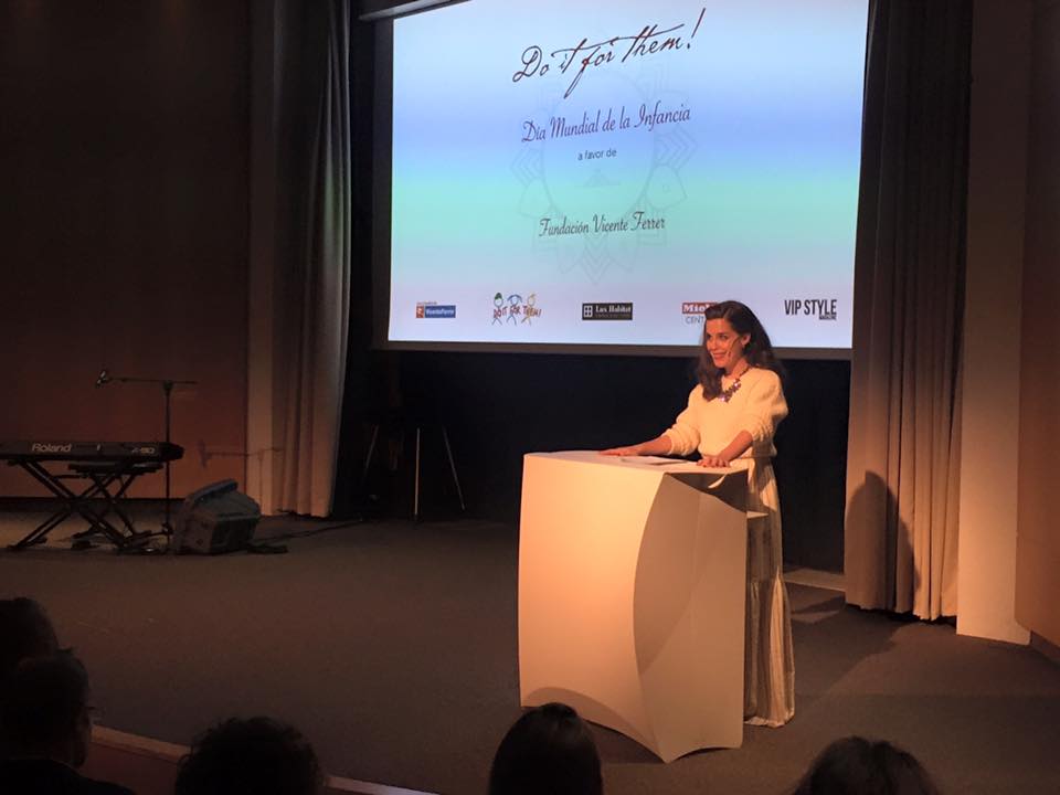 Nuria Gago en evento solidario con influencers