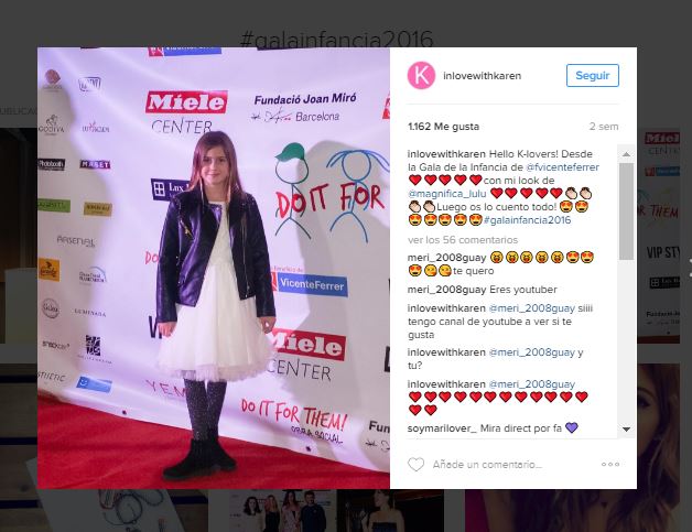 inlovewithkaren en evento solidario con influencers